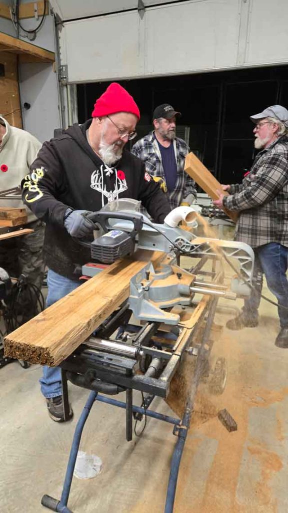 Working at the Men's Shed