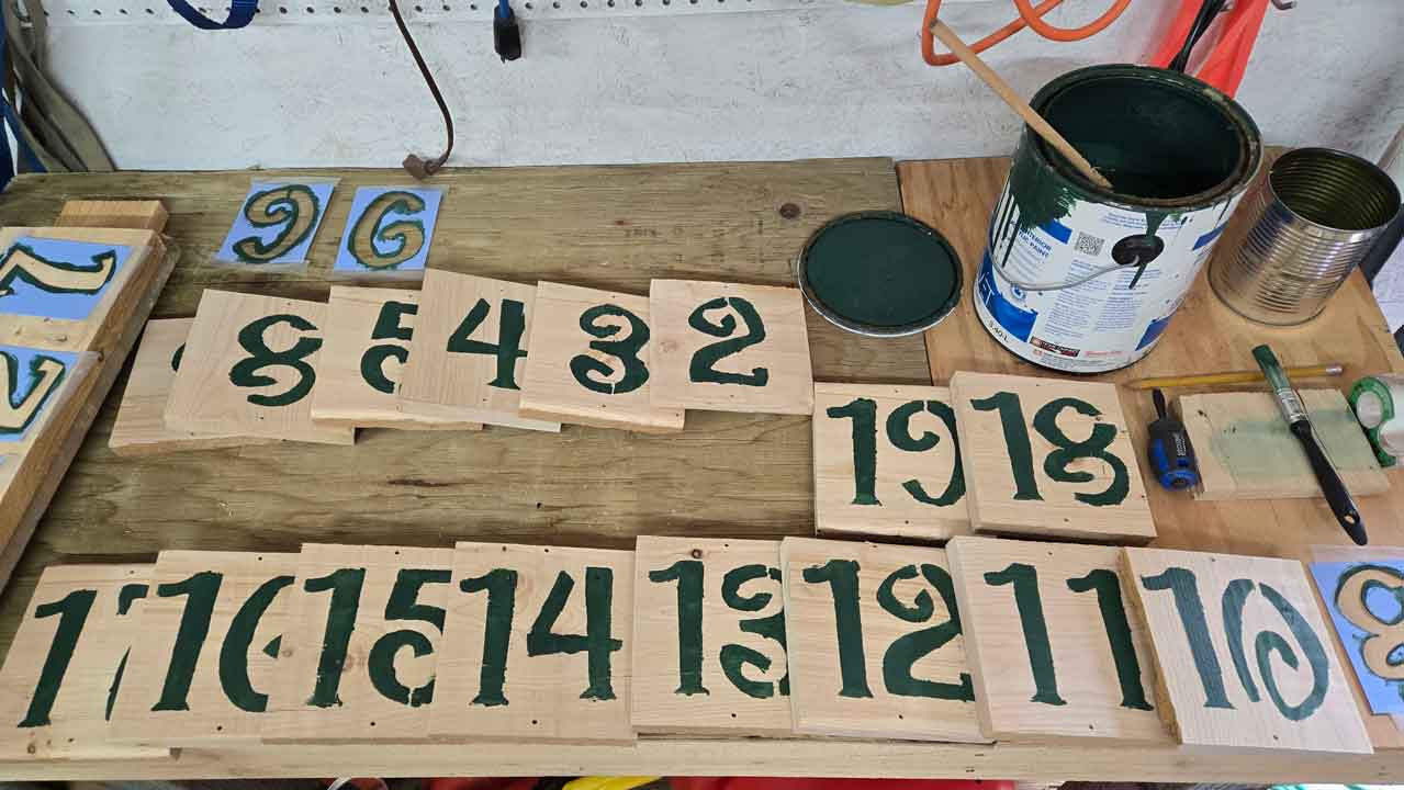 Garden Plot numbers